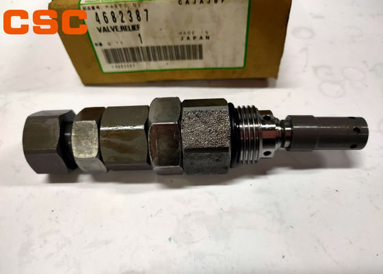 Steel Main Relief Valve 4682387 , Hitachi ZAX60 70 Excavator Spare Parts